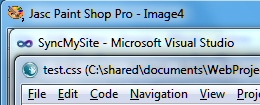 Paint Shop Pro, Visual Studio, Komodo Edit